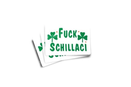Fuck Schillaci Glossy Stickers