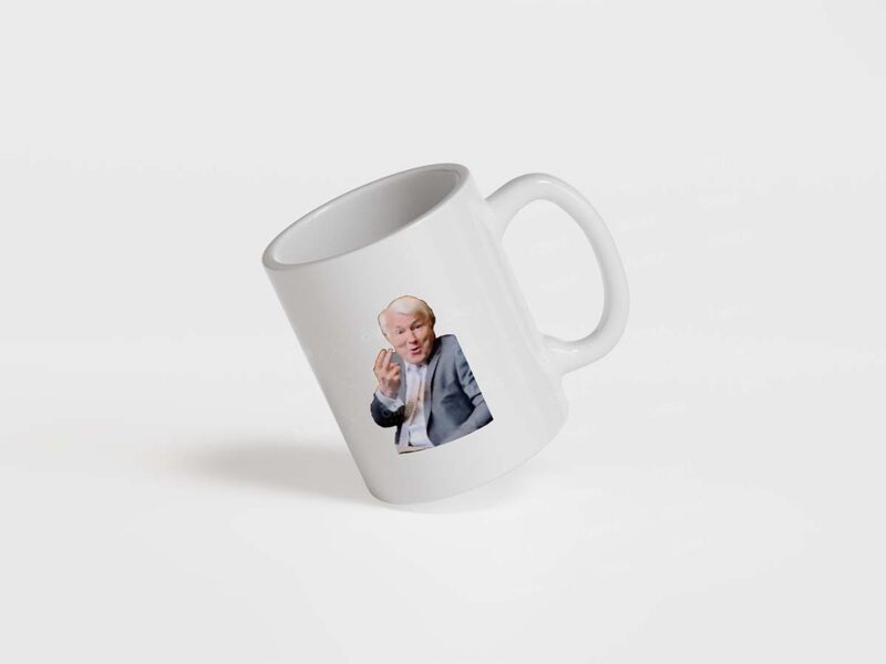 michaellowrygivingtwofingers-mug Michael Lowry Giving Two Fingers Mug