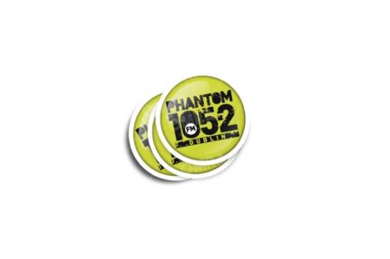 Phantom FM Glossy Stickers