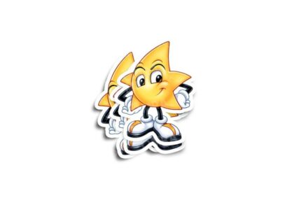 Ristar Glossy Stickers